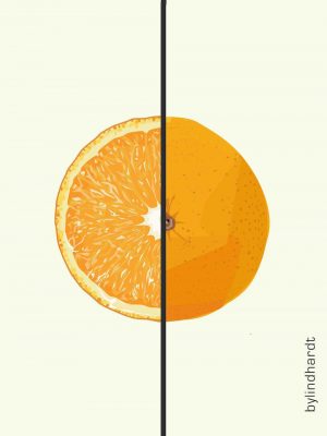 Appelsin plakat
