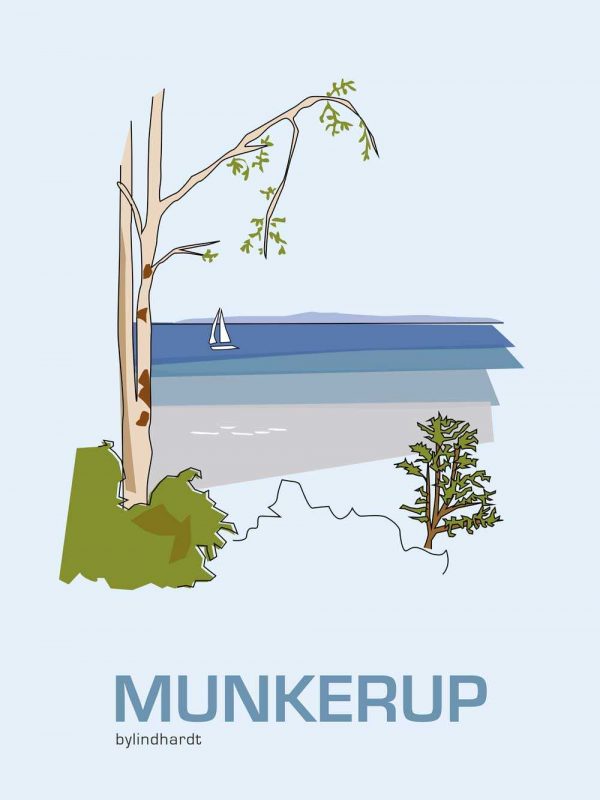 Munkerup Strand plakat