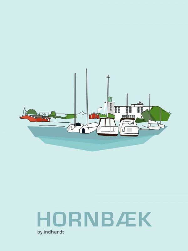 Hornbæk Havn 1 plakat