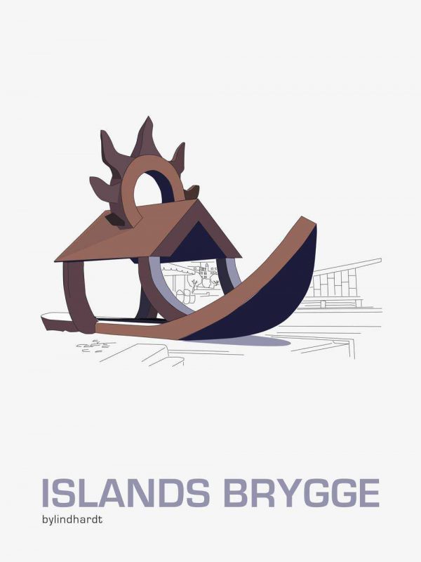 Islands Brygge Solskiber plakat