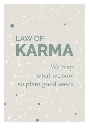 Law of Karma plakat