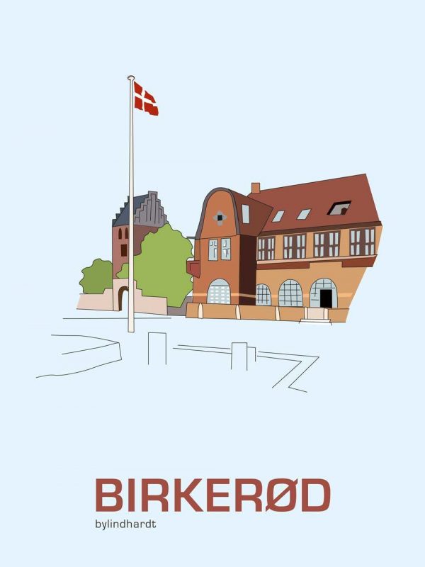 Birkerød Torv Plakat